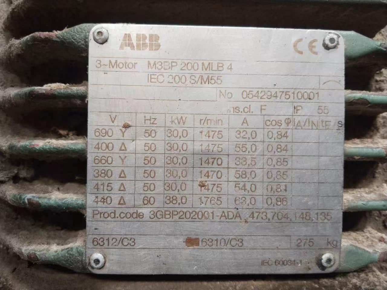 ABB M3BP 200 MLB 4 三相电机
