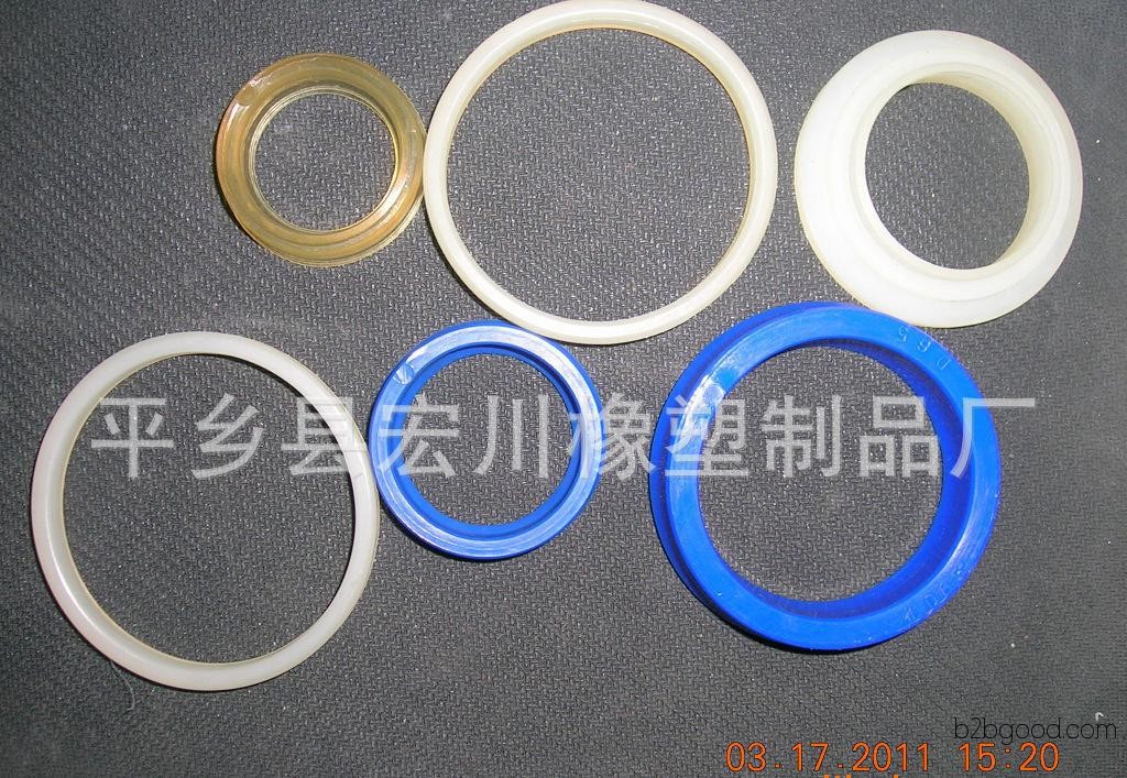 Plastic nylon rings. Nylon guide rings.