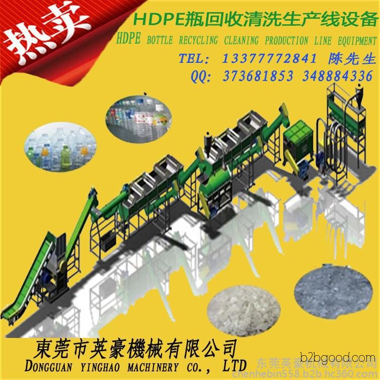 Низкая цена на линию по мойке, дроблению и грануляции HDPE отходов пластиковых бутылок (круглых и плоских) — глобальный хит продаж