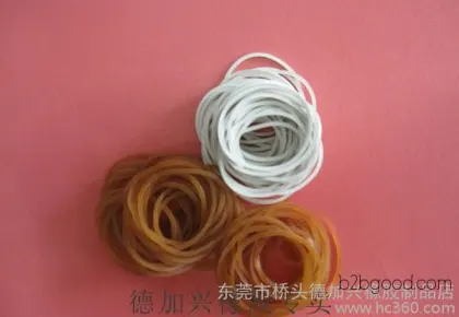 各种大小白色橡皮筋、天然橡胶、SGS报告、东莞厂家直销
