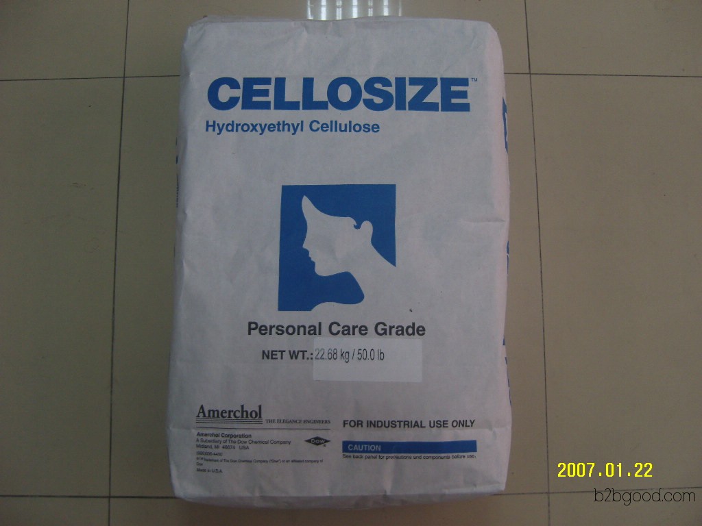 The United States directly imports Dow QP100MH Hydroxyethyl Cellulose HEC, a water-based thickening agent, with high-viscosity cellulose in quantities of one hundred thousand units.