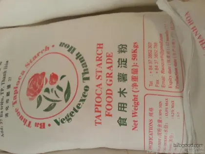 Supplier provides high-quality starch products from Vietnam, including White Seven Leaf brand, Lan Earth brand, Rose brand, Green Five Leaf brand, modified starch, industrial starch, and thickening st
