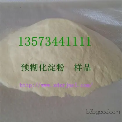 Pregelatinized starch gelatinization properties, industrial starch, modified starch