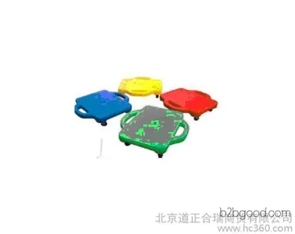 Factory direct sales of sensory integration toys for children, smooth-running carts, square-shaped carts with plastic wheels