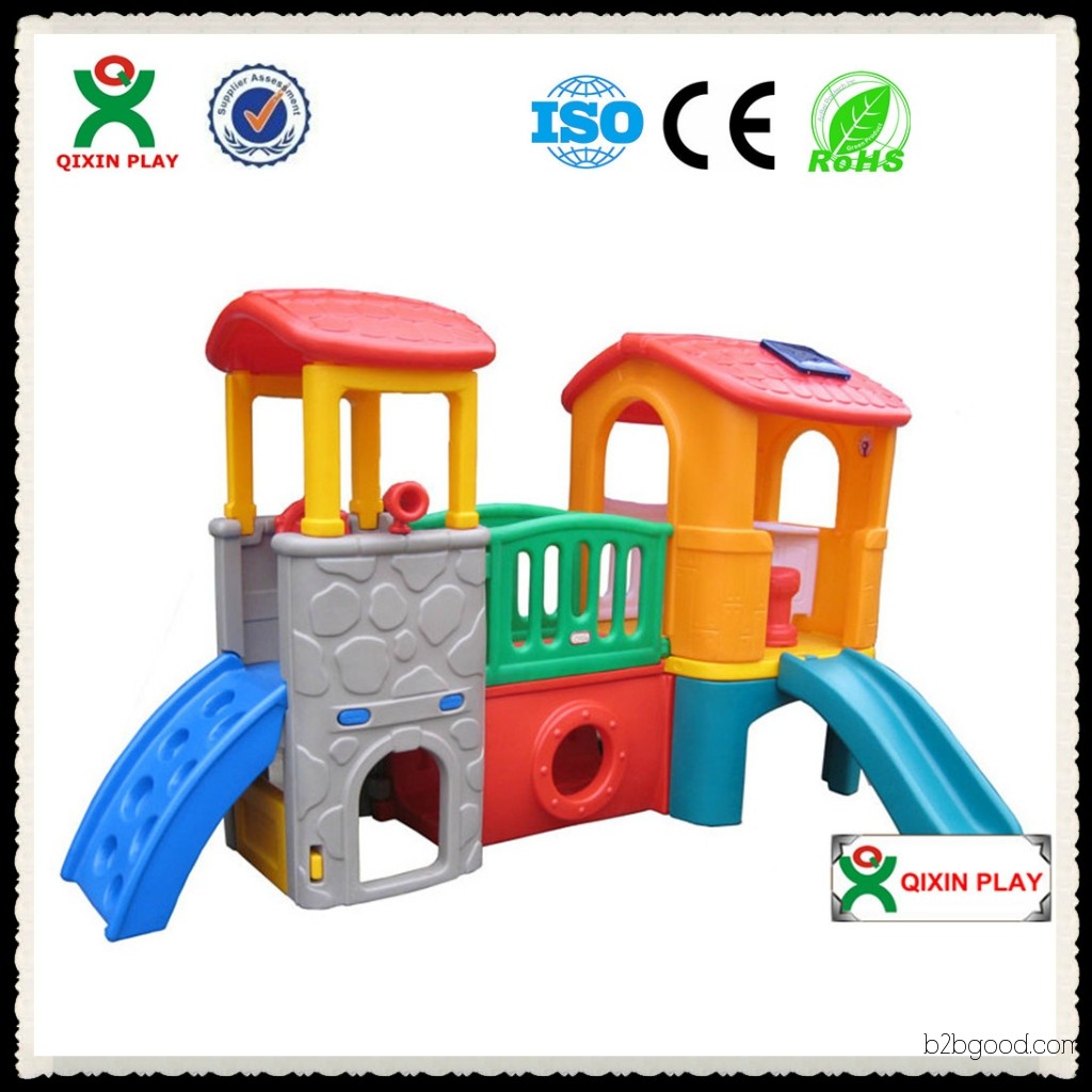 Qixin Amusement QX157A Happy Combination Park Children's Plastic Slide Toys