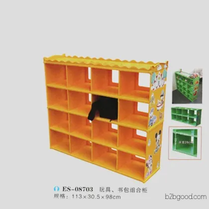 【Enshu】Plastic Toys for Toddlers Series: ES08703 Toy and Schoolbag Combination Cabinet