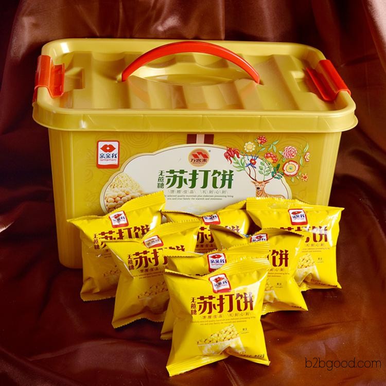 喜多多饼干 无蔗糖苏打饼干 营养健康 特产首选