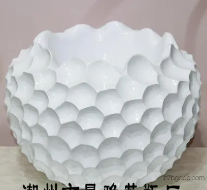 A large number of best-selling desktop ornaments, round vases made of natural resin, European-style fashionable vases, JY33039