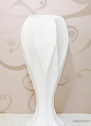 Bestselling JY55021 European-style high-end elegant natural resin fiberglass floor vase