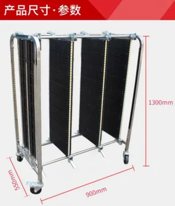 Anti static PCB turnover car SMT circuit board turnover car can be customized