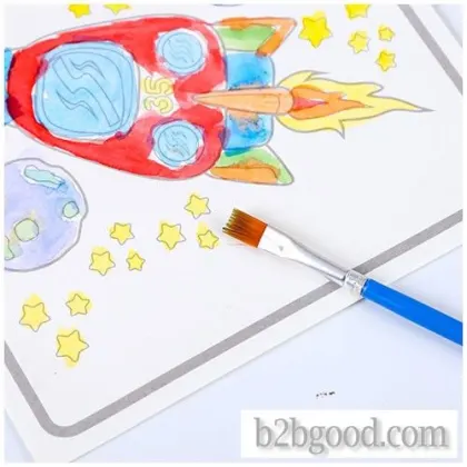 Gouache kindergarten graffiti painting book