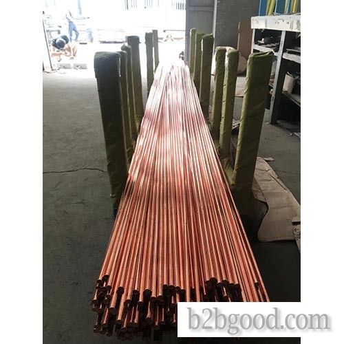 Copper plating round steel