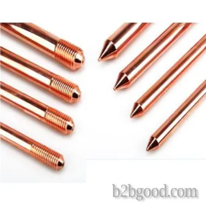 Copper plated ground rod