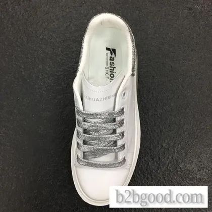 Small white shoes board shoes versatile sports shoes PU non-slip casual shoes
