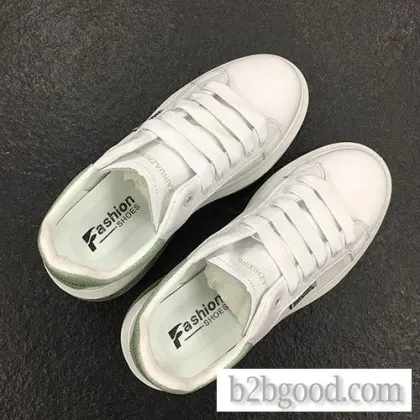 Small white shoes Student shoes versatile casual sports shoes PU material non-slip hovercraft shoes