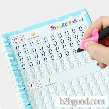 Children 3-8 years old kindergarten grooved calligraphy post pinyin strokes pre-school initiation fu