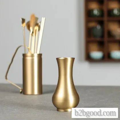 Pure copper incense bottle Copper bottle storage bottle entry utensils seven sets of tools incense s