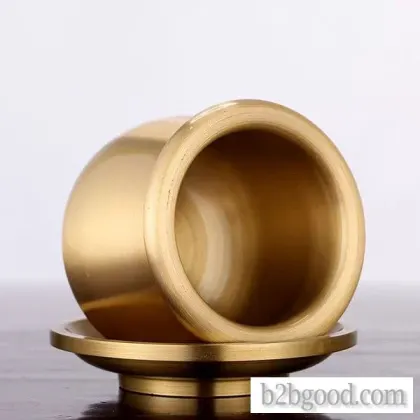 Pure bronze Buddha water cup for household worship water cup Buddha great mercy holy water Cup Guany