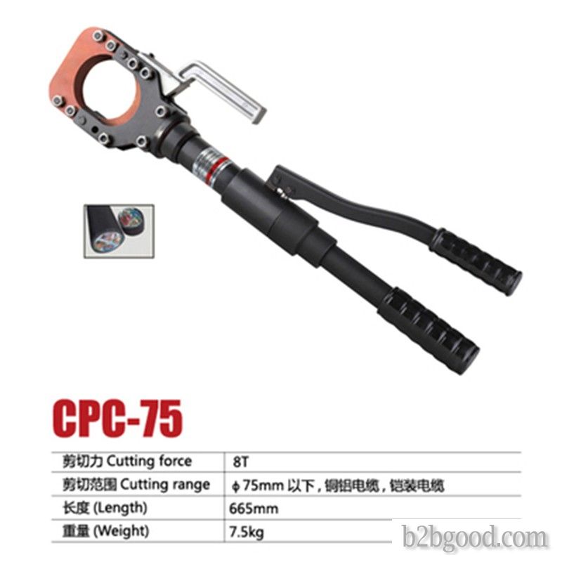 Split hydraulic scissors