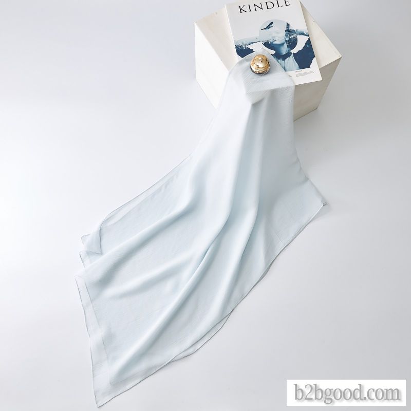 Long silk scarves