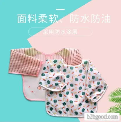 幼儿园婴儿围嘴防水食品软塑料仿硅胶婴儿围嘴婴儿食品袋婴儿fo