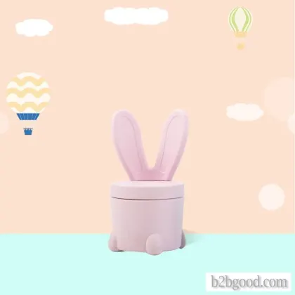儿童'；s椅储物凳家用卡通兔子双塑料早教椅