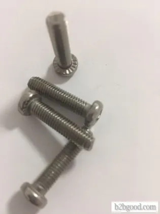 带齿螺钉的不锈钢十字盘头