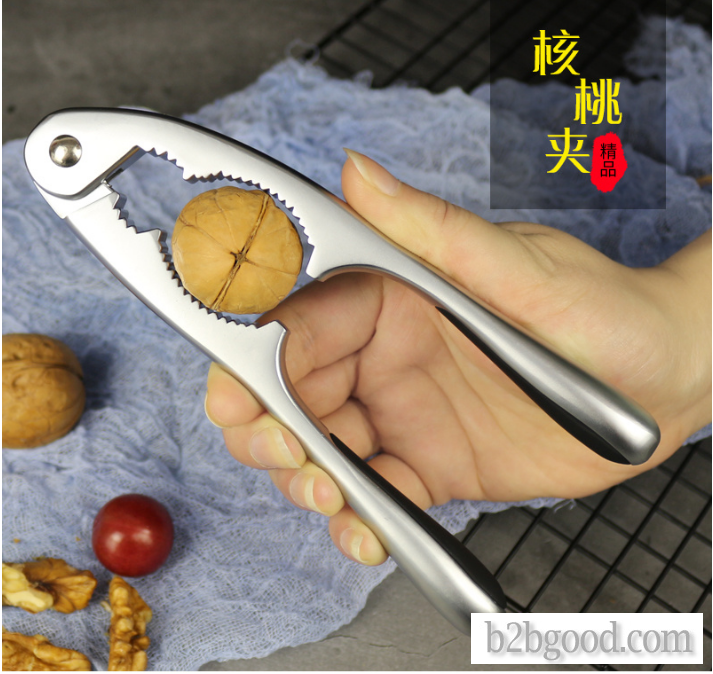 胡桃夹子锌合金胡桃夹子山核桃夹子螺母夹子螺母夹子螃蟹夹子壳工具