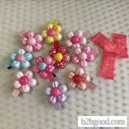 Fashionable stereo press clip series girl half stereo side clip