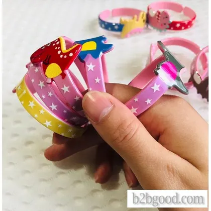 Fan ni bracelet series fan ni cartoon fruit bracelets PVC environmental protection material