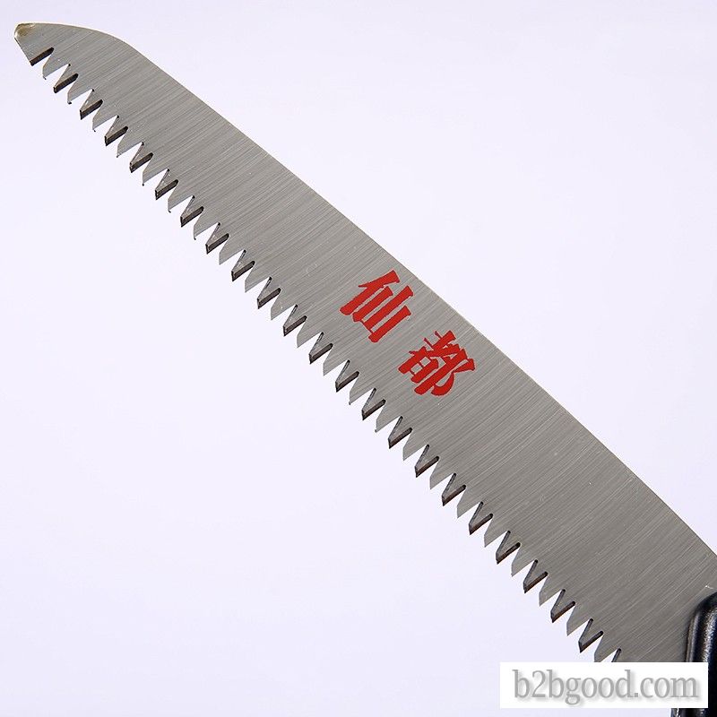 Folding saw (iron handle) three side finishing and grinding teeth