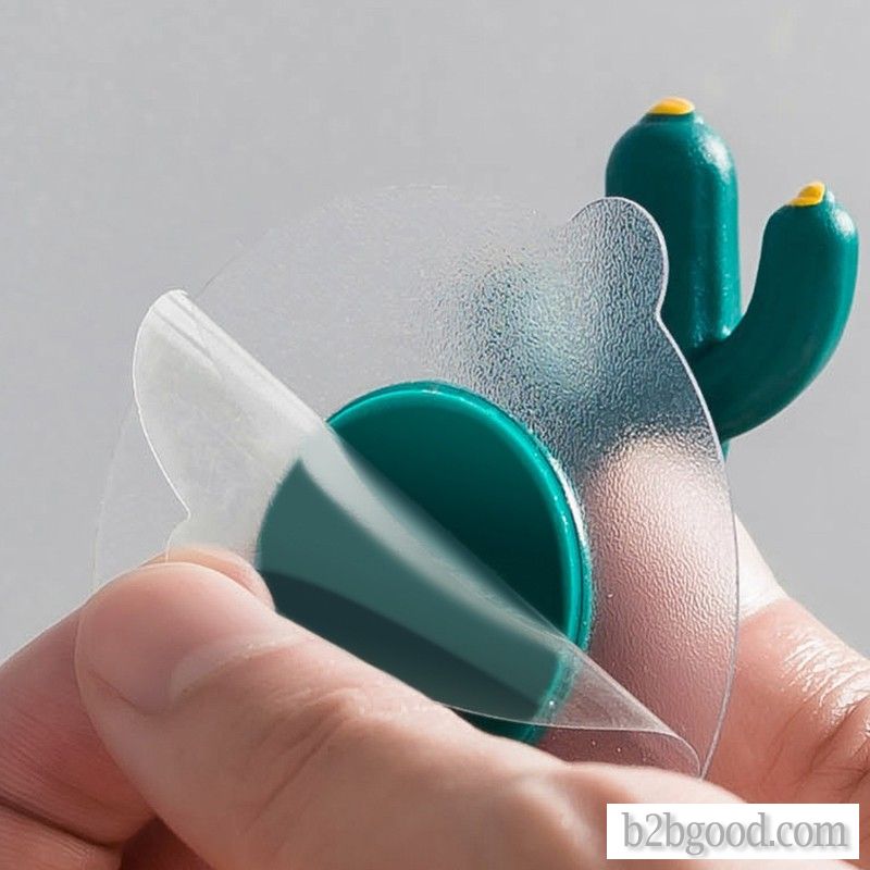 Creative and cute hooks with strong adhesive load-bearing walls perforation-free sticky hooks door b