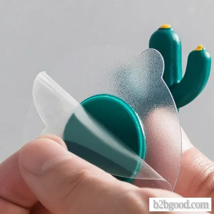 Creative and cute hooks with strong adhesive load-bearing walls perforation-free sticky hooks door b
