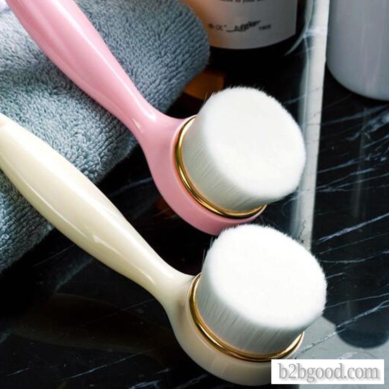 Double face wash brush soft hair silica gel wash artifact clean pores manual blackhead removal clean