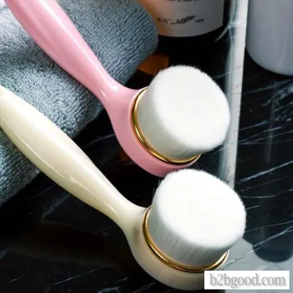 Double face wash brush soft hair silica gel wash artifact clean pores manual blackhead removal clean