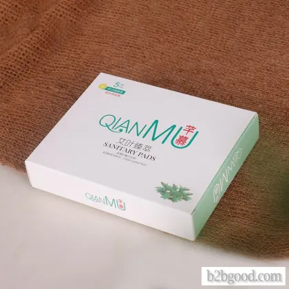 Artemisia argyi is extracted from the ultra thin brocade soft sanitary napkin series in menstrual pe