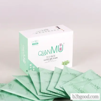 Artemisia argyi is extracted from ultrathin brocade soft sanitary napkin series in menstrual period