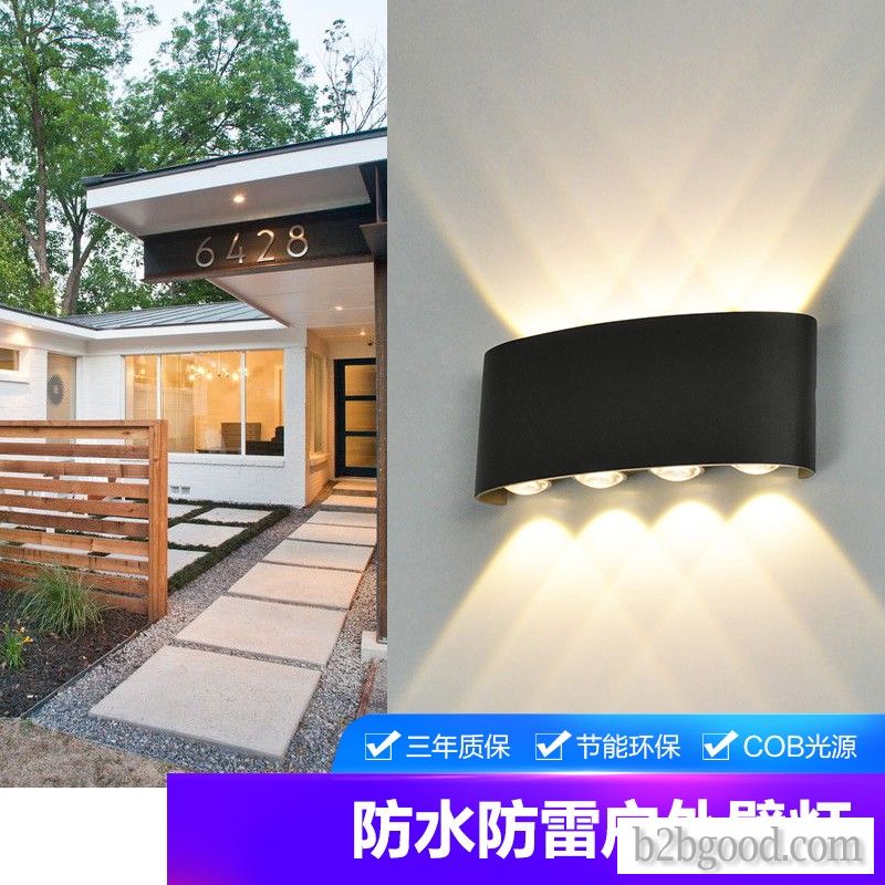 彩绘照明LED户外节能壁灯