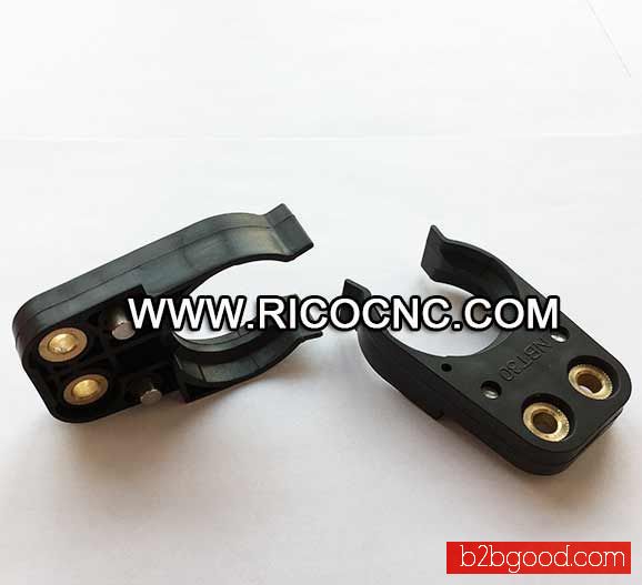 Black BT30 Tool Clips CNC Tool Changer Gripper Forks