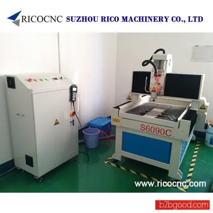 Small Stone CNC Router Marble Cutting Machine Hobby Stone Engraving Machine S6090C
