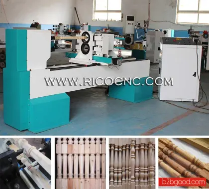 Wood Lathe Machine CNC Woodturning Lathe Machine for Stair Legs WTM1530-2