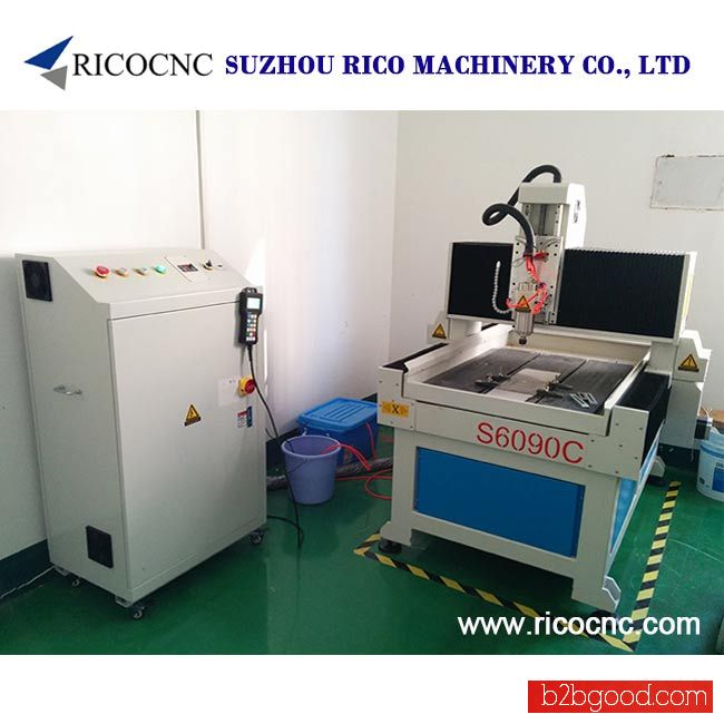 Small CNC Stone Router, Hobby Stone Cutting Machine S6090C