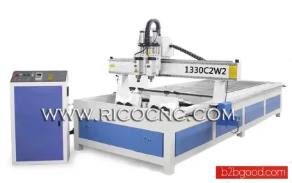 Bent Wood Chair Back Engraving Cutting CNC Router Machine 1330C2W2