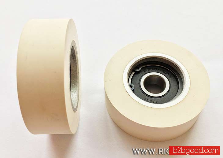 Rubber Pressure Roller Wheels with Bearing for Edgebanders Edge Banding Machine