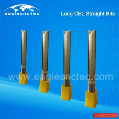 Long CEL Plunge Straight Flute Cutter Bit
