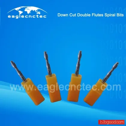 Double Flutes Spiral Downcut Bit Tools
