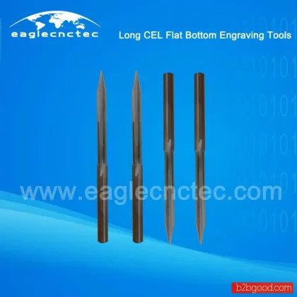 Flat Bottom V Shaped Engraving Router Bits