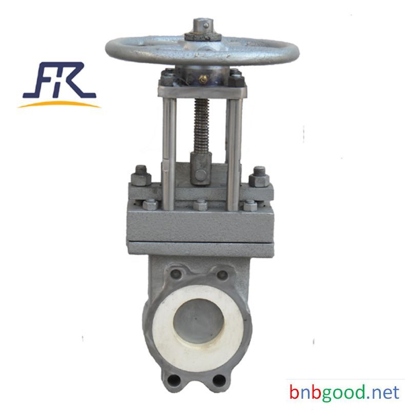 Ceramic Slurry Disposement Knife Gate Valve, полностью Ceramic line du Such Ash Knif Gate Valve, ceramic gat