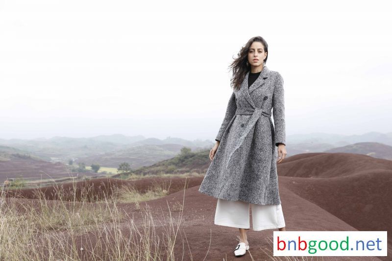 Ladies long velvet, long coat