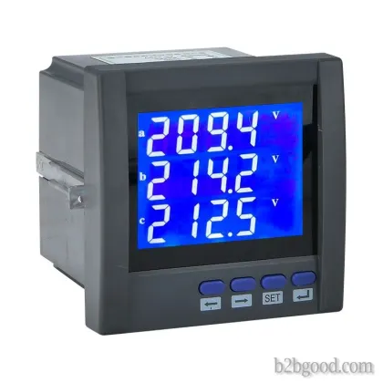 Multifunctional power meter, plastic casing, internal circuit board